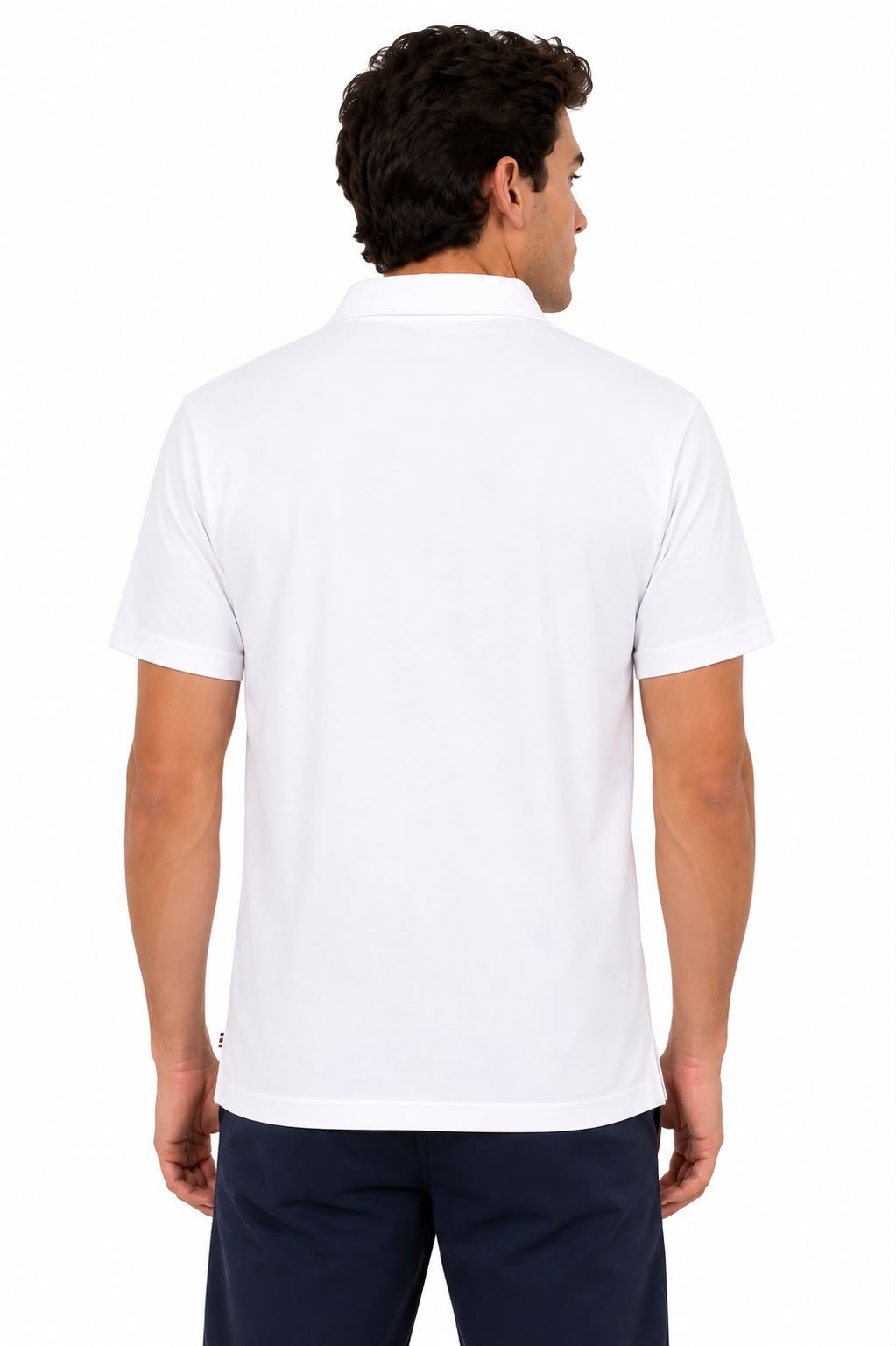 CAMISETA TIPO POLO BLANCA CON ESTAMPADO ARENA - Imagen 2