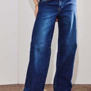 JEANS WIDE LEG TIRO ALTO EN JEAN EP3661