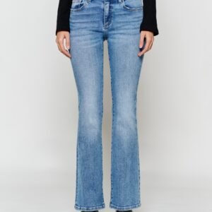 JEANS CORTE BOTA TIRO ALTO EN JEAN EP3743