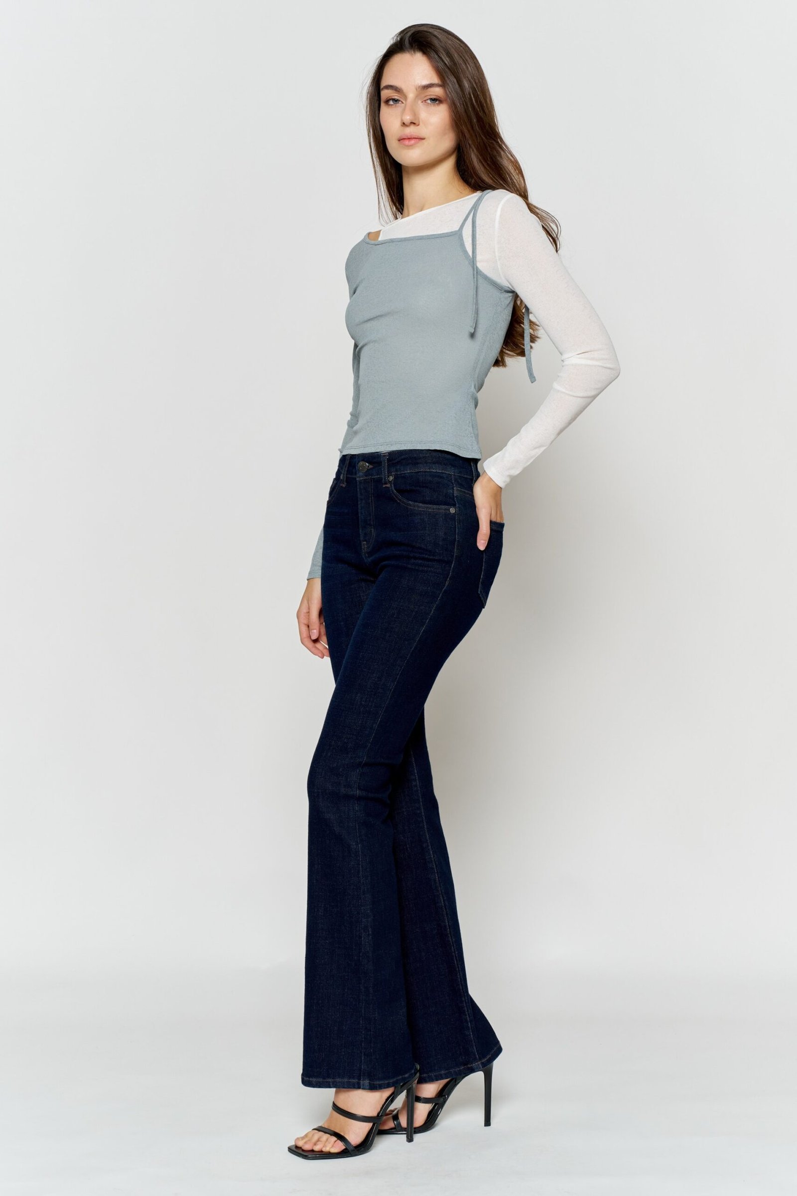 JEANS CORTE BOTA TIRO ALTO EN JEAN EP3735 - Imagen 3