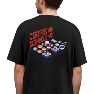 CAMISETA OVERSIZE CERTIFIED SUSHIHOLIC PEPE