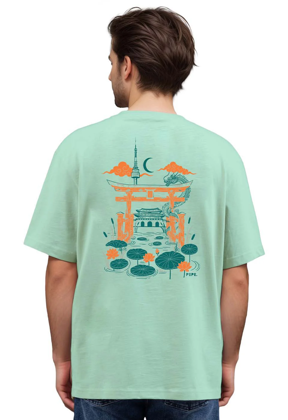 CAMISETA OVERSIZE SEOUL KOREA PEPE