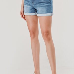 SHORT DE MEZCLILLA CON RUEDO I&M JEANS
