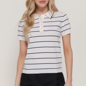 CAMISETA TIPO POLO DE RAYAS ACTIVE
