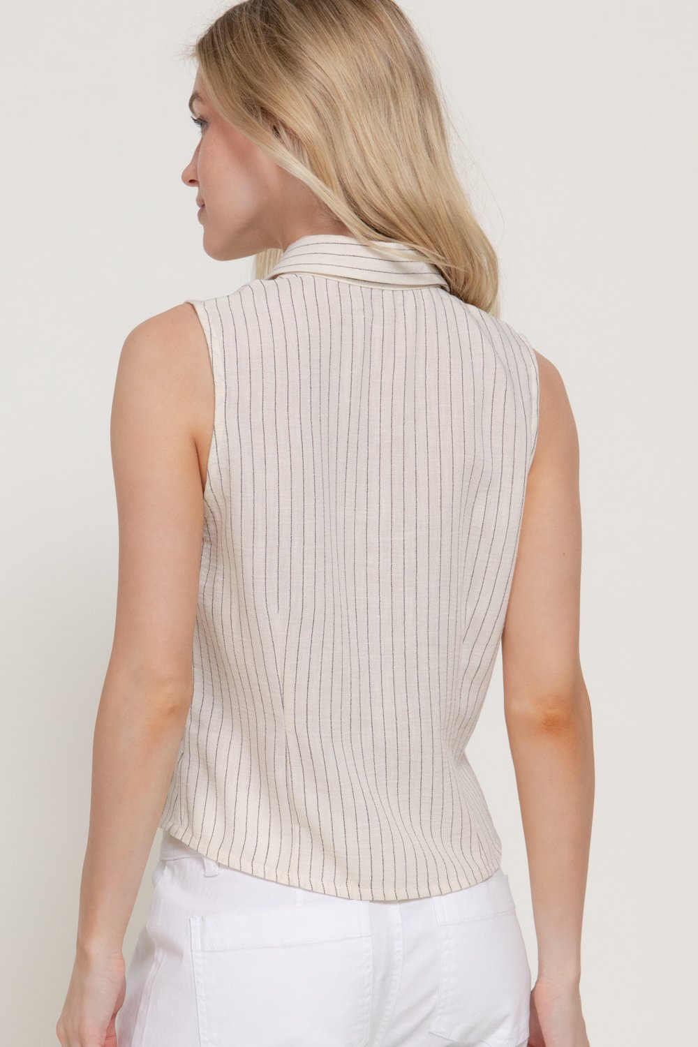 BLUSA DE RAYAS CON BOTONES ACTIVE - Imagen 5