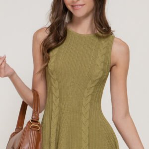 BLUSA VERDE TEJIDA ACTIVE