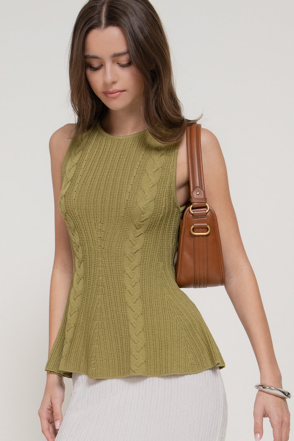 BLUSA VERDE TEJIDA ACTIVE - Imagen 2
