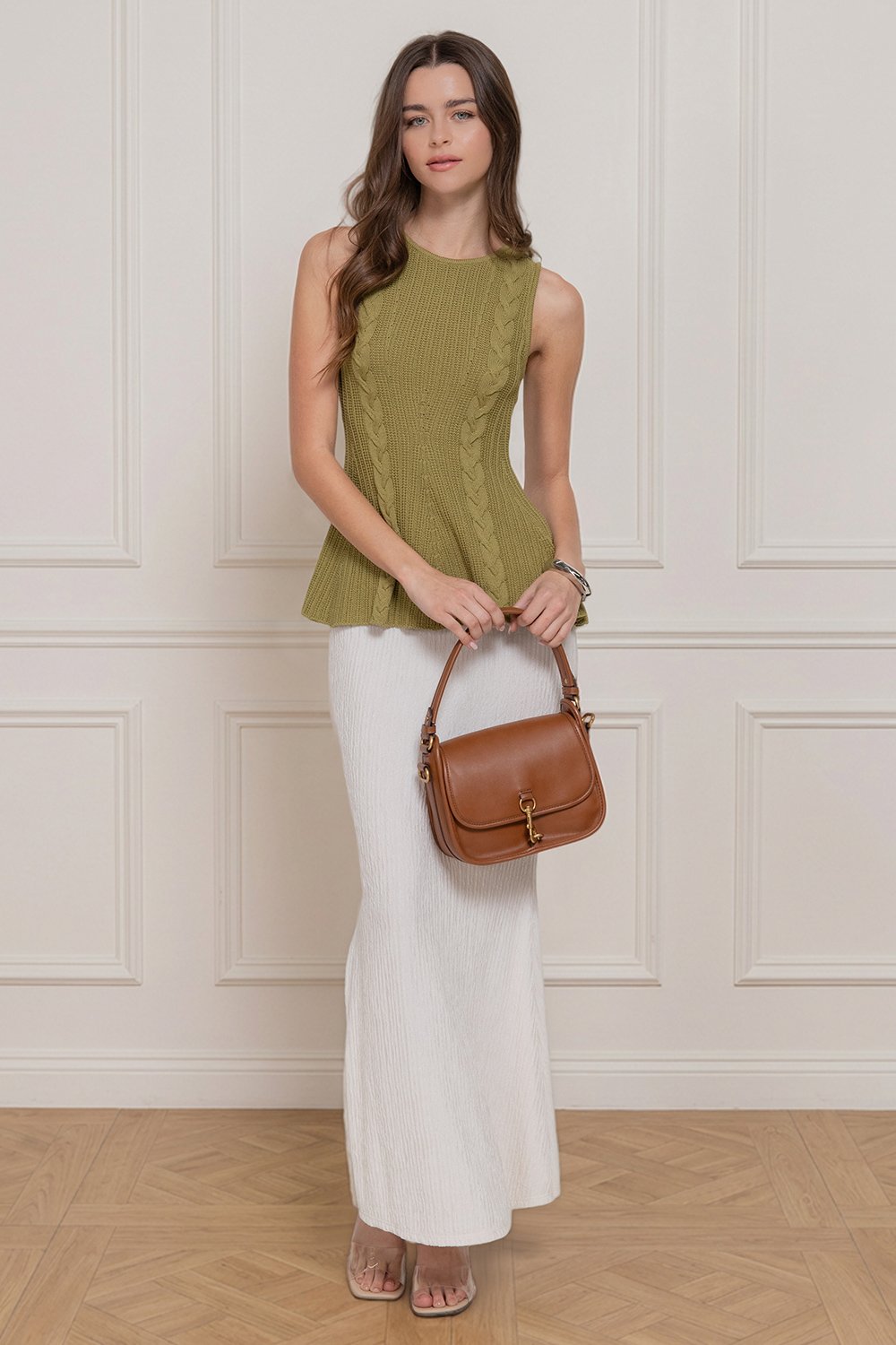 BLUSA VERDE TEJIDA ACTIVE - Imagen 4