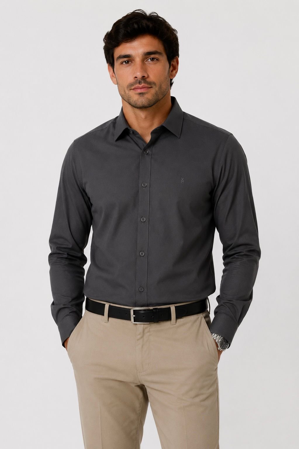 CAMISA MANGA LARGA OXFORD VAN HEUSEN - Imagen 2