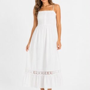 VESTIDO LARGO DE TIRANTES IJOAH