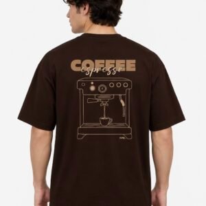CAMISETA OVERSIZE MORE ESPRESSO LESS DEPRESSO PEPE